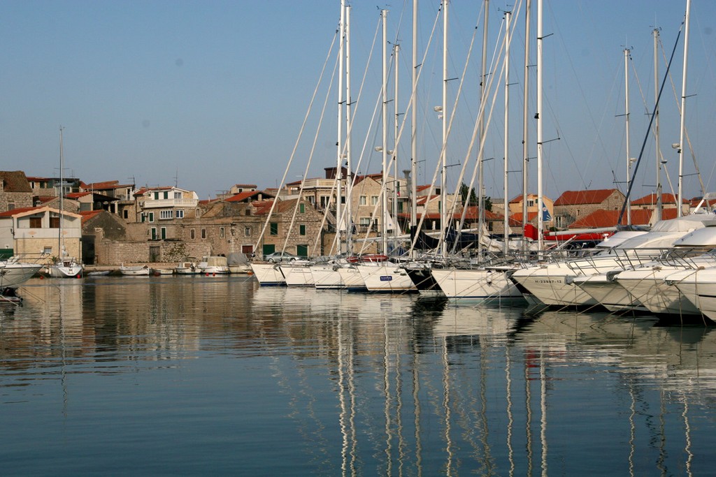 Moored in Tribunj - Kornati Yacht Rally © Maggie Joyce